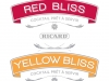 Pour Red Bliss ou Yellow Bliss